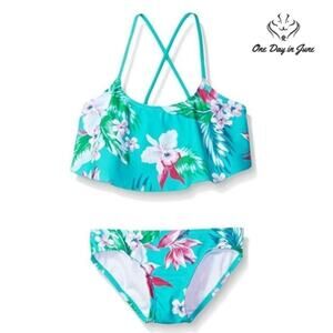 Kanu Surf Alania Flounce Bikini Swimsuit Size 4